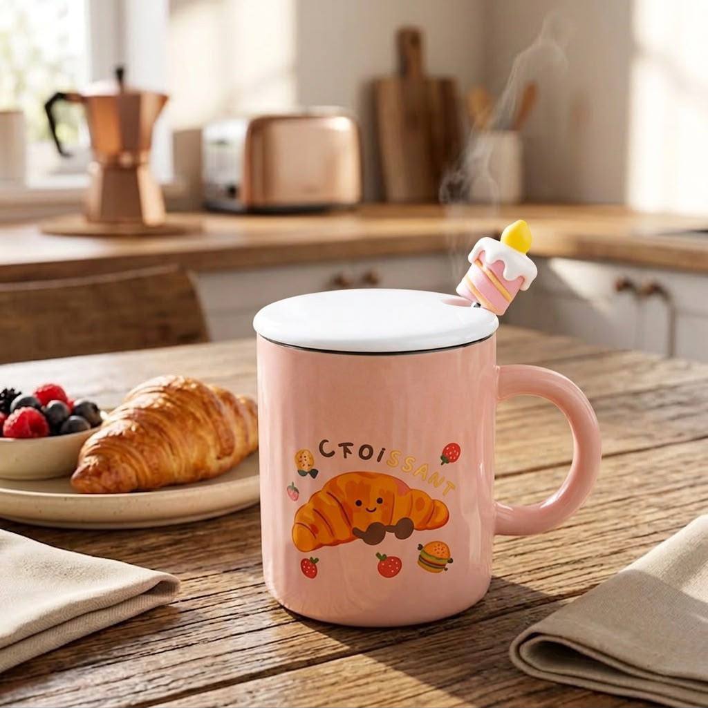 Cozy pastel mug