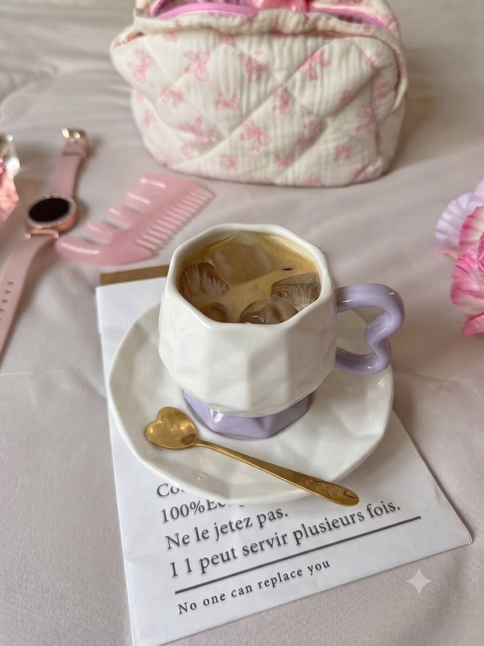 Cozy pastel mug